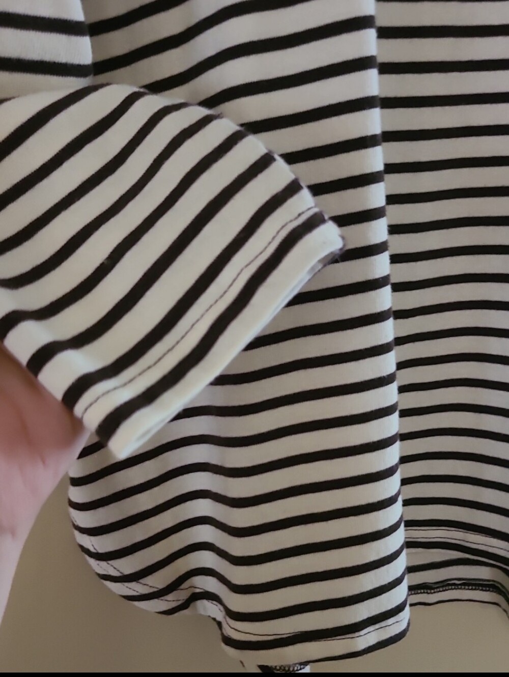 Pomander Place Tuckernuck Brown Striped Popover Knit Shirt Brown Cream - Picture 9 of 16
